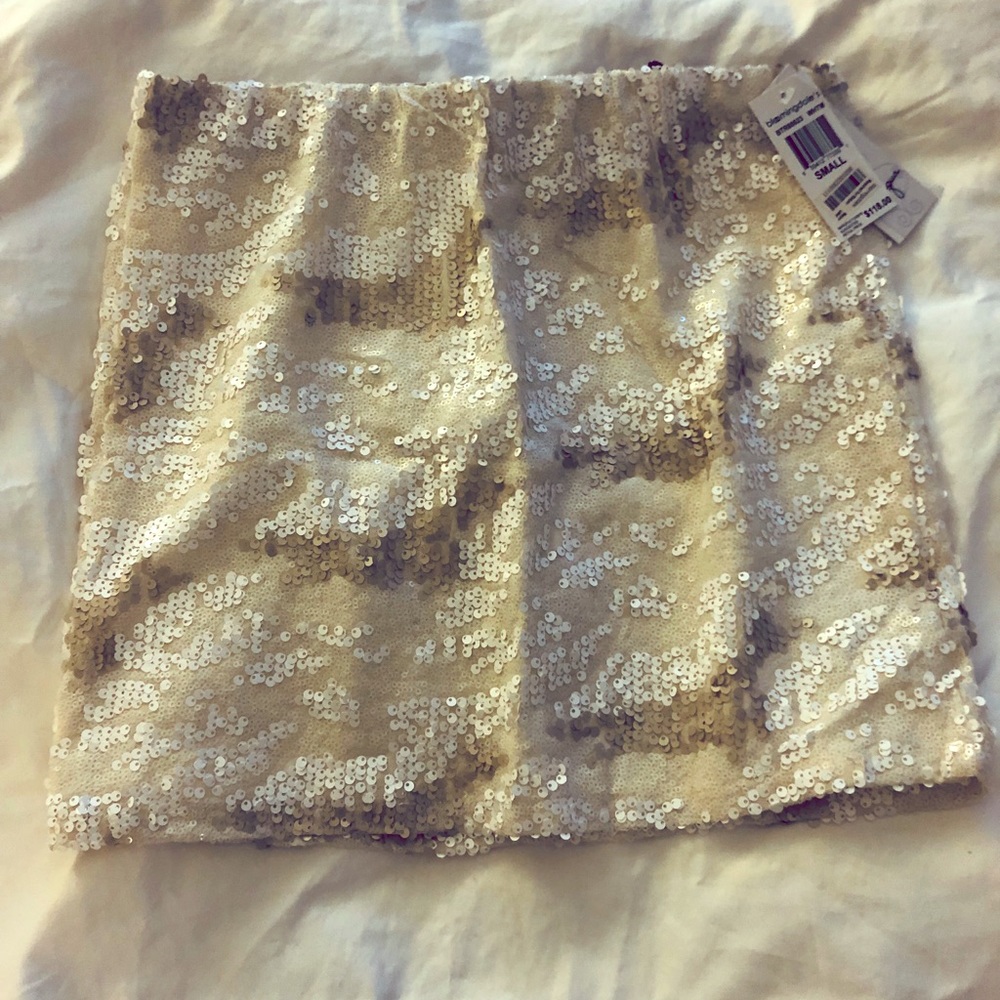 Aqua by Bloomingdales Sequin Mini Skirt Size Small